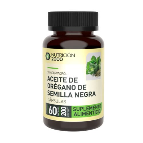 Orégano de Semilla Negra 60 Cápsulas Nutrición 2000