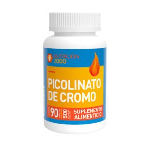 Picolinato de Cromo 90 Cápsulas 500 mg Nutrición 2000