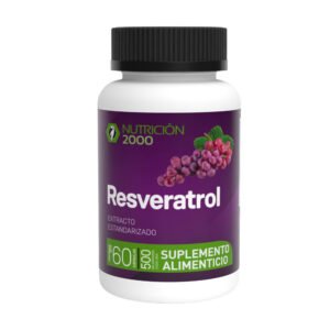 Resveratrol 60 Cápsulas 500 mg Nutrición 2000