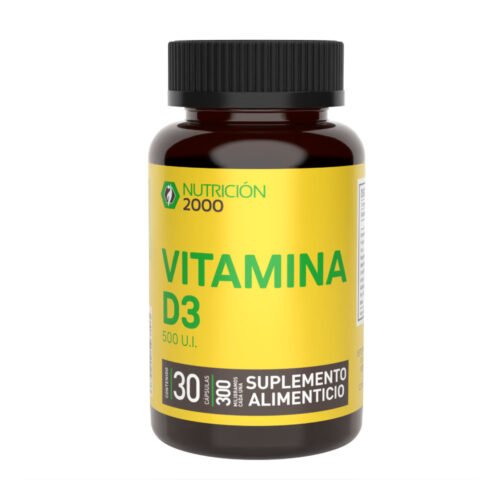 Vitamina D3 30 Cápsulas Nutrición 2000