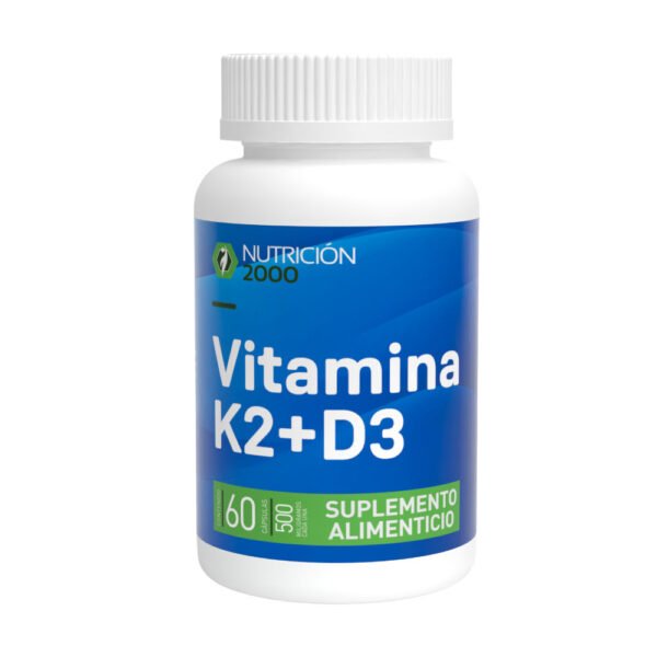 Vitamina K2 2026 F Vitamina K2+D3 60 Cápsulas 500 mg Nutrición 2000