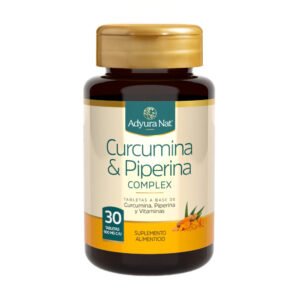 Curcumina Piperina F Cúrcuma & Piperina 30 Tabletas Adyura Nat