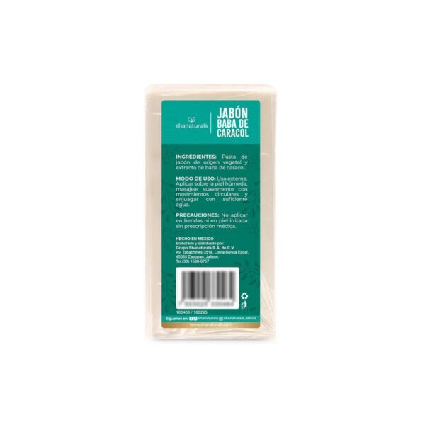 Jabón de Baba de Caracol 100 g Shanaturals