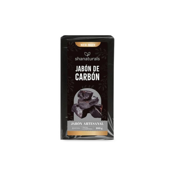 Jabón de Carbón 100 g Shanaturals