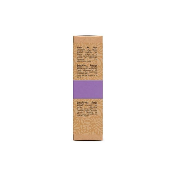 Jabón Esponja Concha Nácar Aloe Vera 100 g Shazie
