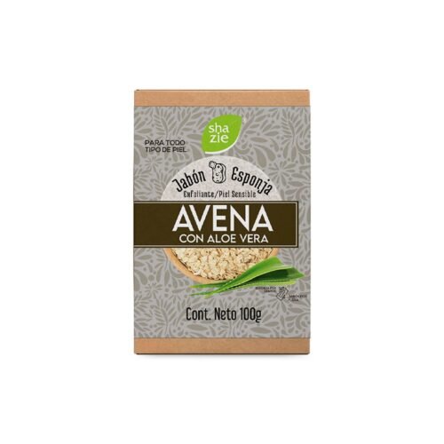 Jabón Esponja Avena Aloe Vera 100 g Shazie