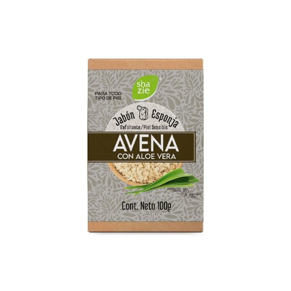 Jabón Esponja Avena Aloe Vera 100 g Shazie