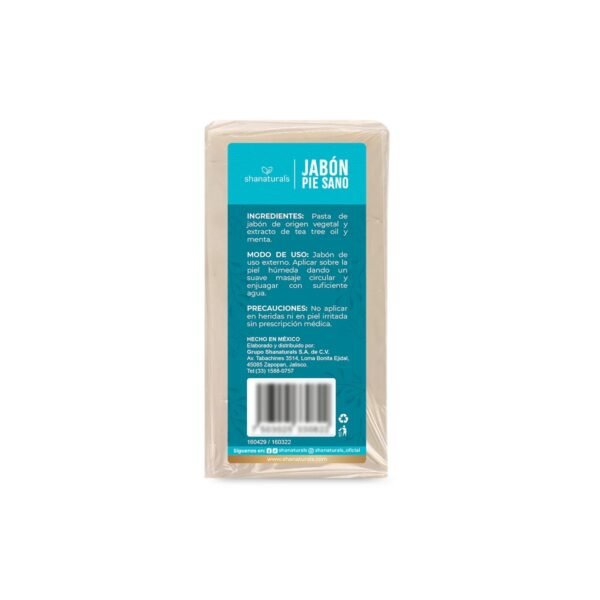 Jabón Pie Sano 100 g Shanaturals