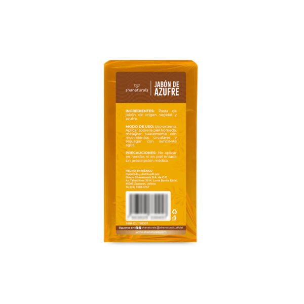 Jabon de Azufre 2 Jabón de Azufre 100 g Shanaturals