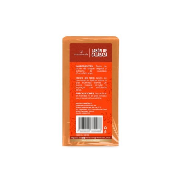 Jabón de Calabaza 100 g Shanaturals