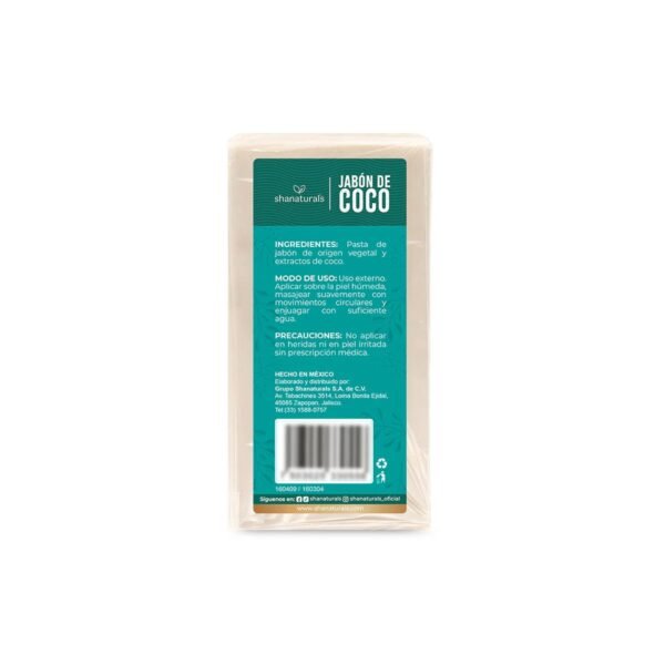 Jabon de Coco 2 Jabón de Coco 100 g Shanaturals