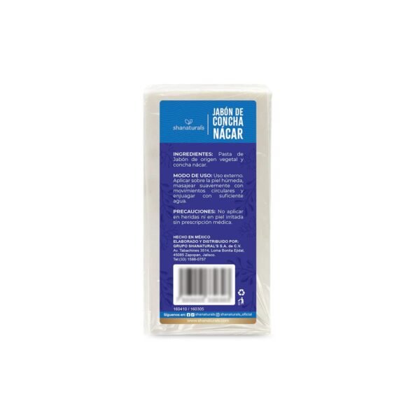 Jabon de Conchanacar 2 Jabón de Concha Nacar 100 g Shanaturals