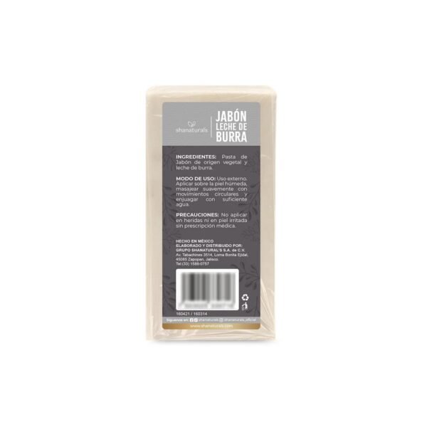 Jabón de Leche de Burra 100 g Shanaturals