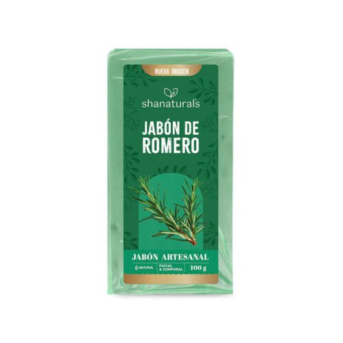 Jabon de Carbon 2026 Jabón de Romero 100 g Shanaturals