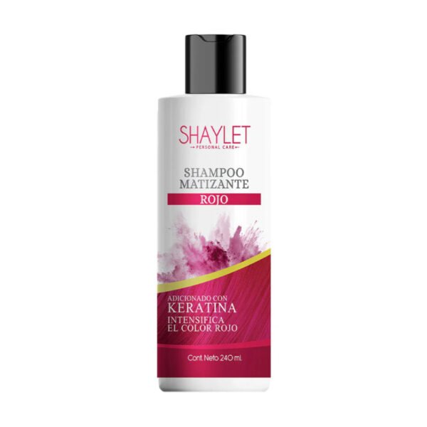 Shampoo Matizante Azul Shampoo Matizante Rojo 240 ml Shaylet