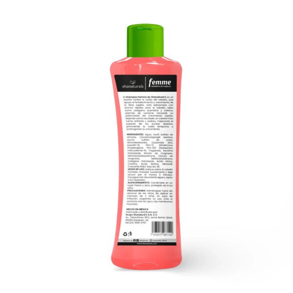 Shampoo de Caballo Femme 500 ml Shanaturals