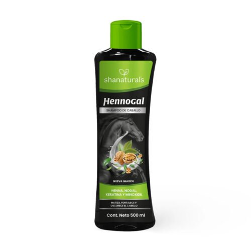Jabon de Carbon 2026 Shampoo Caballo Hennogal 500 ml Shanaturals