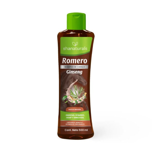 Shampoo Romero Ginseng 500 ml Shanaturals