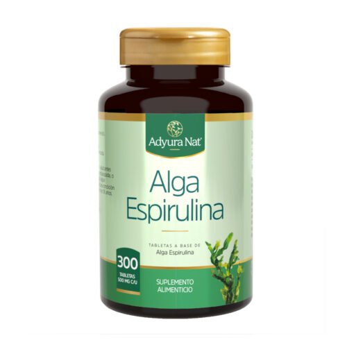 Alga Espirulina 300 Tabs Alga Espirulina 300 Tabletas Adyura Nat